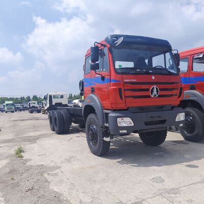 BEIBEN 2642 6 × 6 شاحنة التعدين مع 420HP محرك WEICHAI و 30-40 طن الحمولة المفيدة للتعدين الثقيل