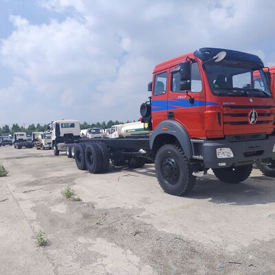 BEIBEN 2642 6 × 6 شاحنة التعدين مع 420HP محرك WEICHAI و 30-40 طن الحمولة المفيدة للتعدين الثقيل