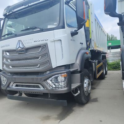 HOWO NX 6 × 4 شاحنة مكبلة للتعدين بمحرك 400 حصان وجسم مكبلة على شكل U لنقل الأدوات الثقيلة