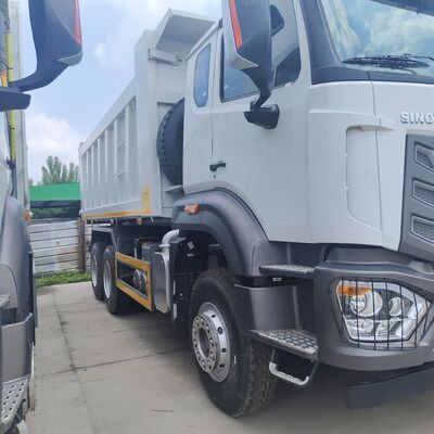 HOWO NX 6 × 4 شاحنة هدر ثقيلة مع محرك 400 حصان وجسم هدر 20CBM للتعدين والبناء
