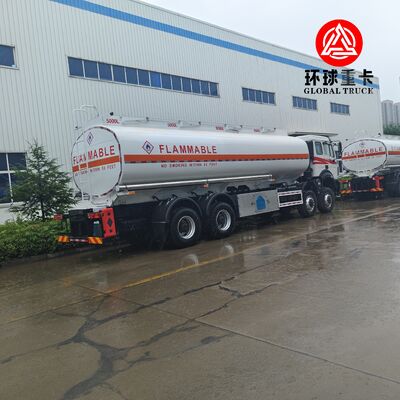 Beiben 8x8 35000L شاحنة الوقود التعدينية مع هيكل العمل الثقيل لكونغو أفريقيا