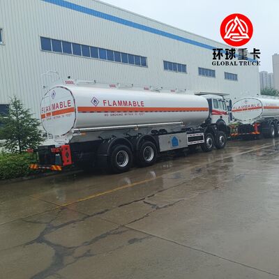 شاحنة بيبين 8x8 35000L الثقيلة للوقود للعمليات التعدينية في الكونغو