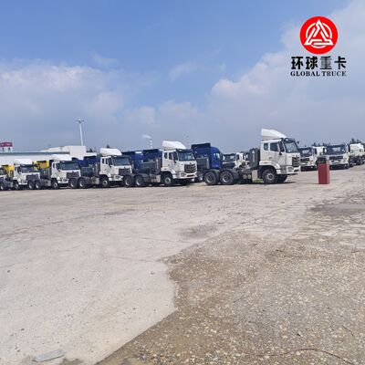 العلامة التجارية الجديدة HOWO NX 6x4 شاحنة جرار 430HP محرك اليد اليمنى المحرك الرئيسي للخدمات اللوجستية الثقيلة