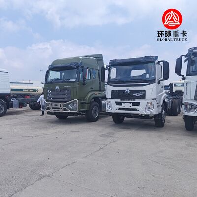 سيارة HOWO NX جديدة تمامًا 6x4 430HP محرك اليد اليمنى جرار شاحنة رئيسية للمحركات لتنزانيا اللوجستيات