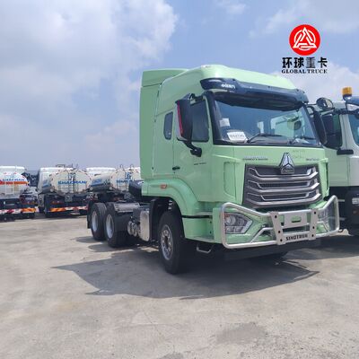 نظام القيادة الجديد سينوتروك HOWO NX 430HP 6x4 ناقل جرار ثقيل شاحنة رئيسية محرك للنقل الحاويات والبضائع