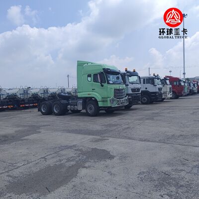 شاحنة رأس الجرار HOWO NX 6x4 الجديدة 371HP محرك ديزل رئيسي للنقل اللوجستي الثقيل