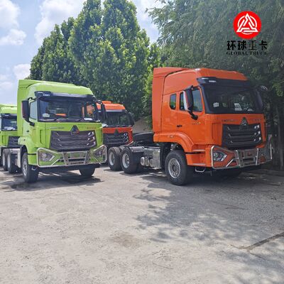 شاحنة جرارية HOWO NX 6x4 جديدة تمامًا 430 حصان محرك أساسي ثقيل للسوق الأفريقية