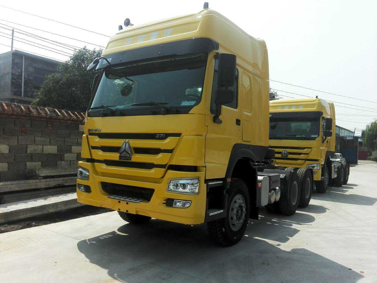 الصناعة الثقيلة Sinotruk HOWO Beiben 6X4 10 عجلة مستعملة جديدة رئيسية محرك الجرار رأس الشاحنة