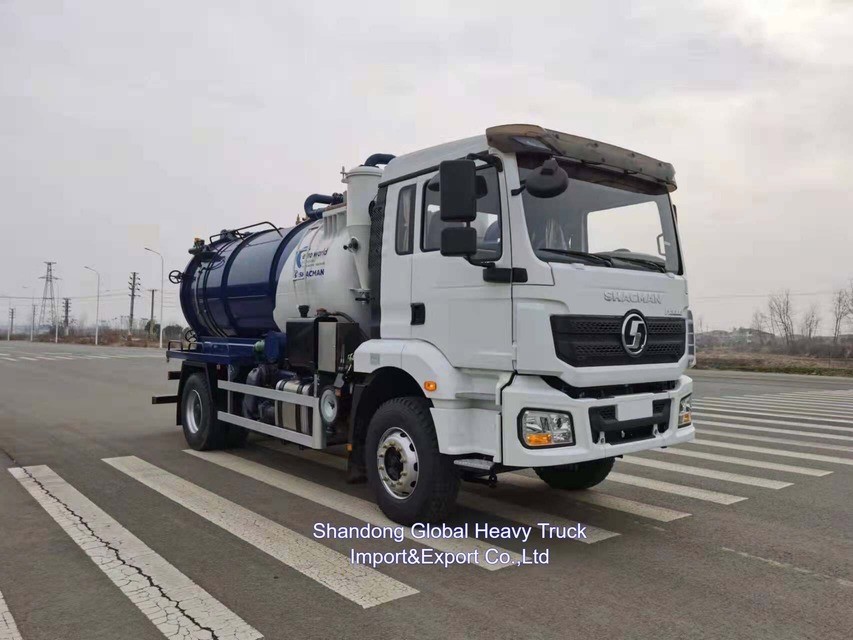 18cbm 20cbm شاحنة مياه الصرف الصحي الفراغية 4 * 2 شاحنة مياه الصرف الصحي الامتصاصية 6 * 4 شاحنة سعة كبيرة