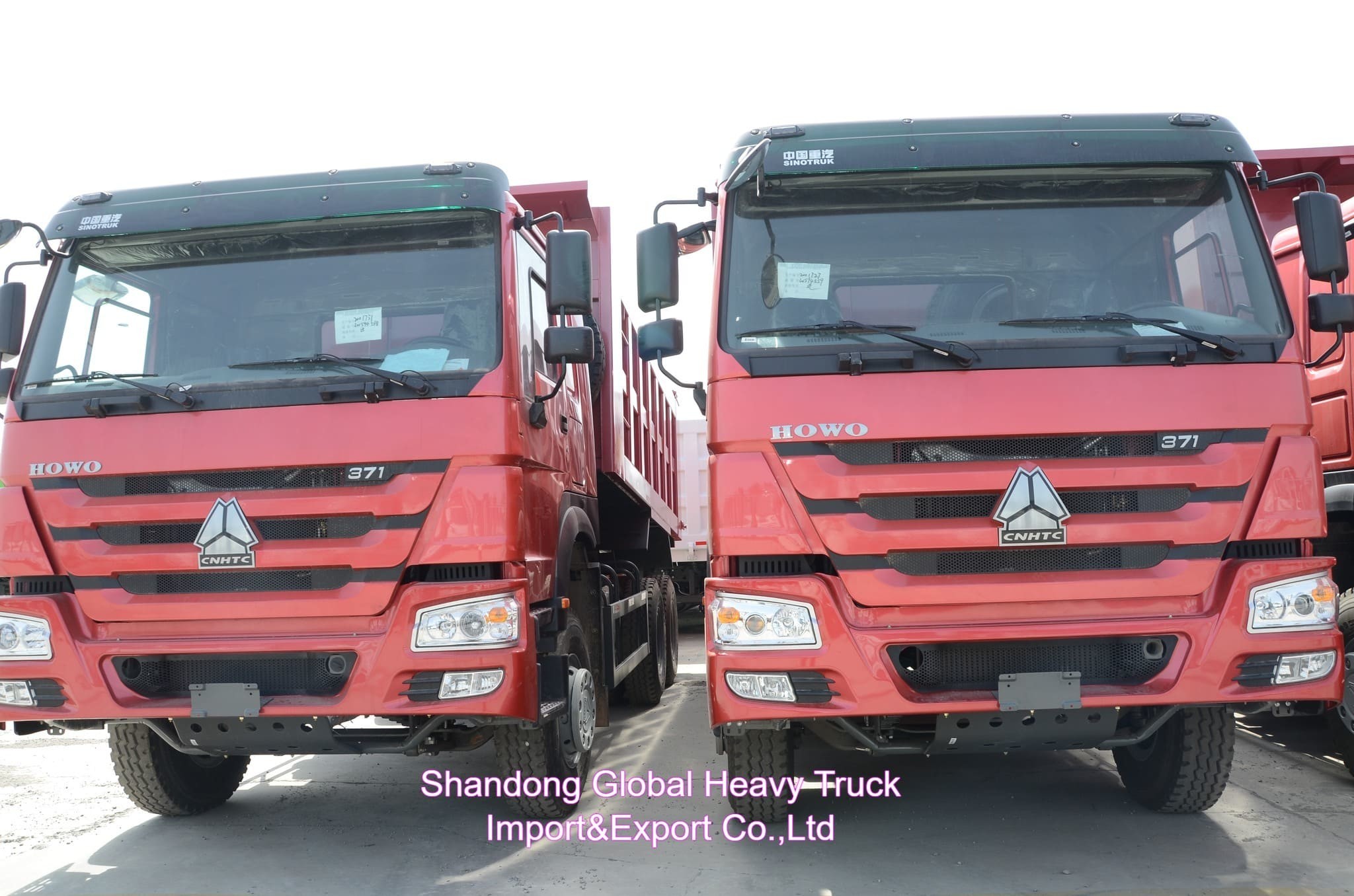 الديزل الثقيل الجديد المستعمل 6X4 Sino HOWO المنجم Sinotruk التعدين
