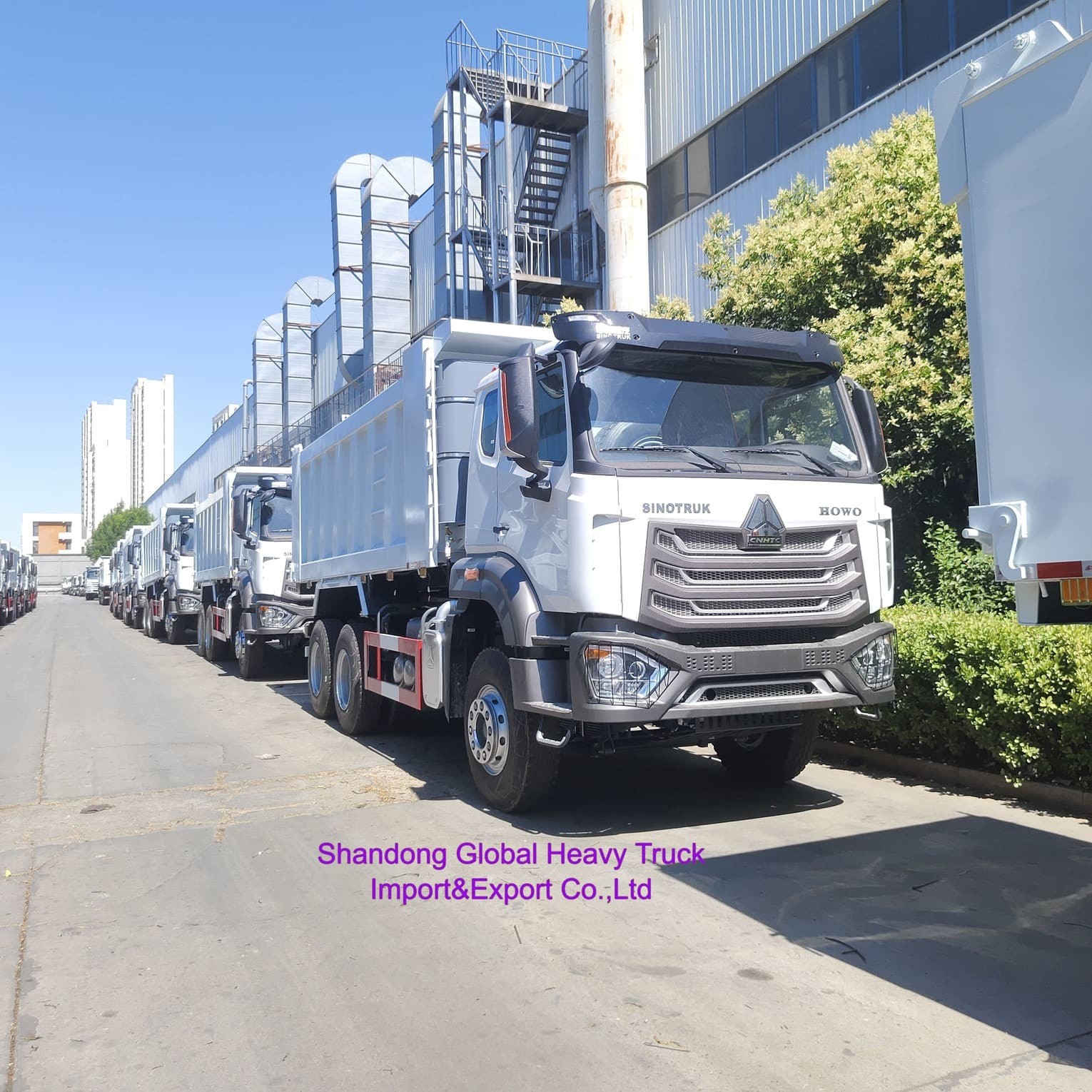 شاحنة قلاب HOWO Nx 6X4 محرك 340/380/420 حصان ذات الدفع الأيمن شاحنة سينوتراك