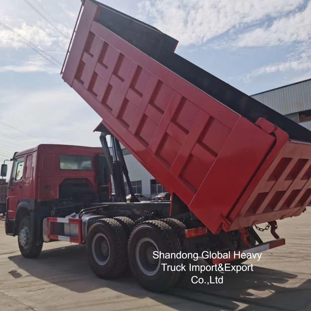 الصين الأصلية جديدة تمامًا أو مستعملة Sinotruk / HOWO / مقطورة / تيبر / ديمبر / شاحنة قمامة 6X4 8X4 10/12 شاحنة قمامة