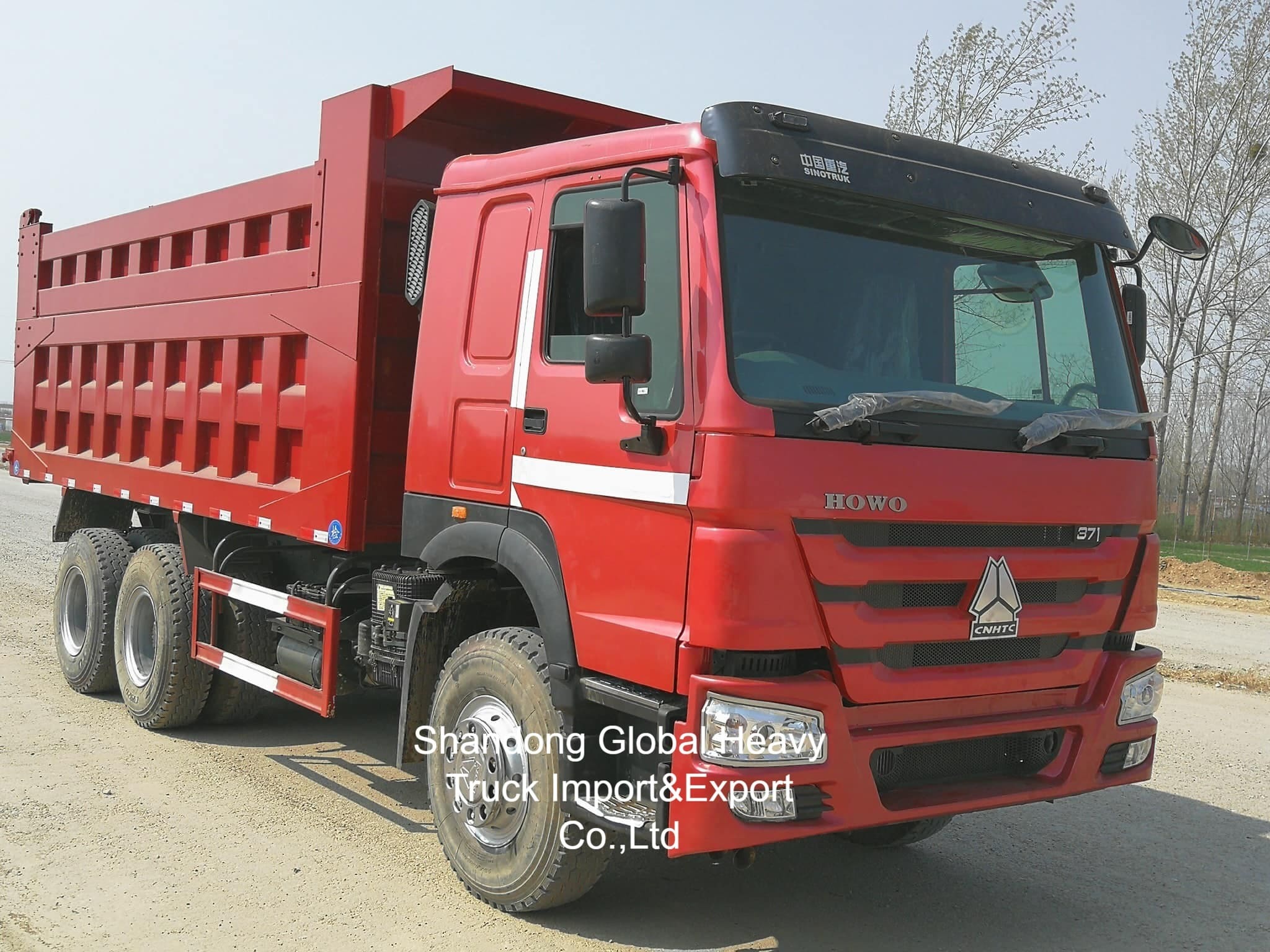اليد المستخدمة HOWO 10 عجلات 371HP / 380HP / 400HP / 430HP شاحنة القمامة شاحنات النقل