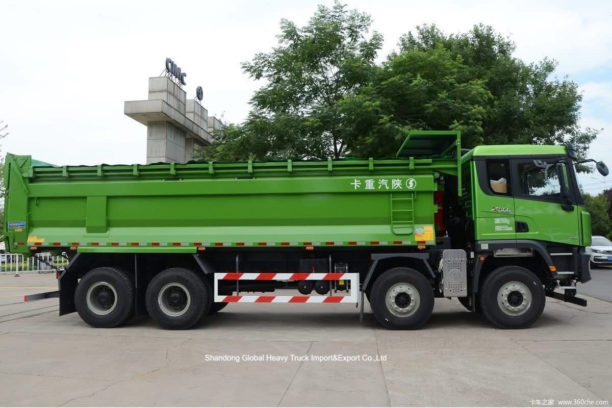 شاحنة قلاب شاكمان X3000 8X4 CNG بقوة 380 حصان LHD جديدة