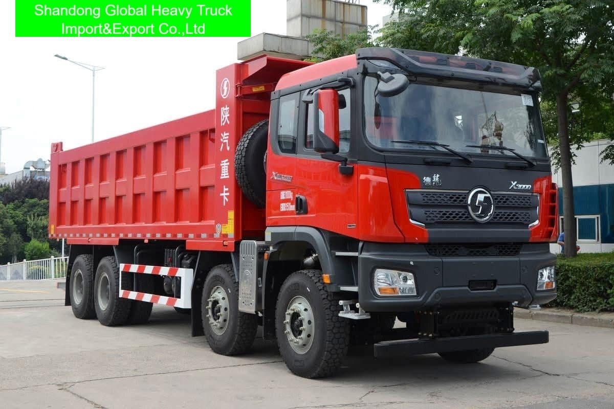 شاكمان F3000 X3000 H3000 M3000 HOWO 371 380 375 8X4 الشاحنة الثقيلة