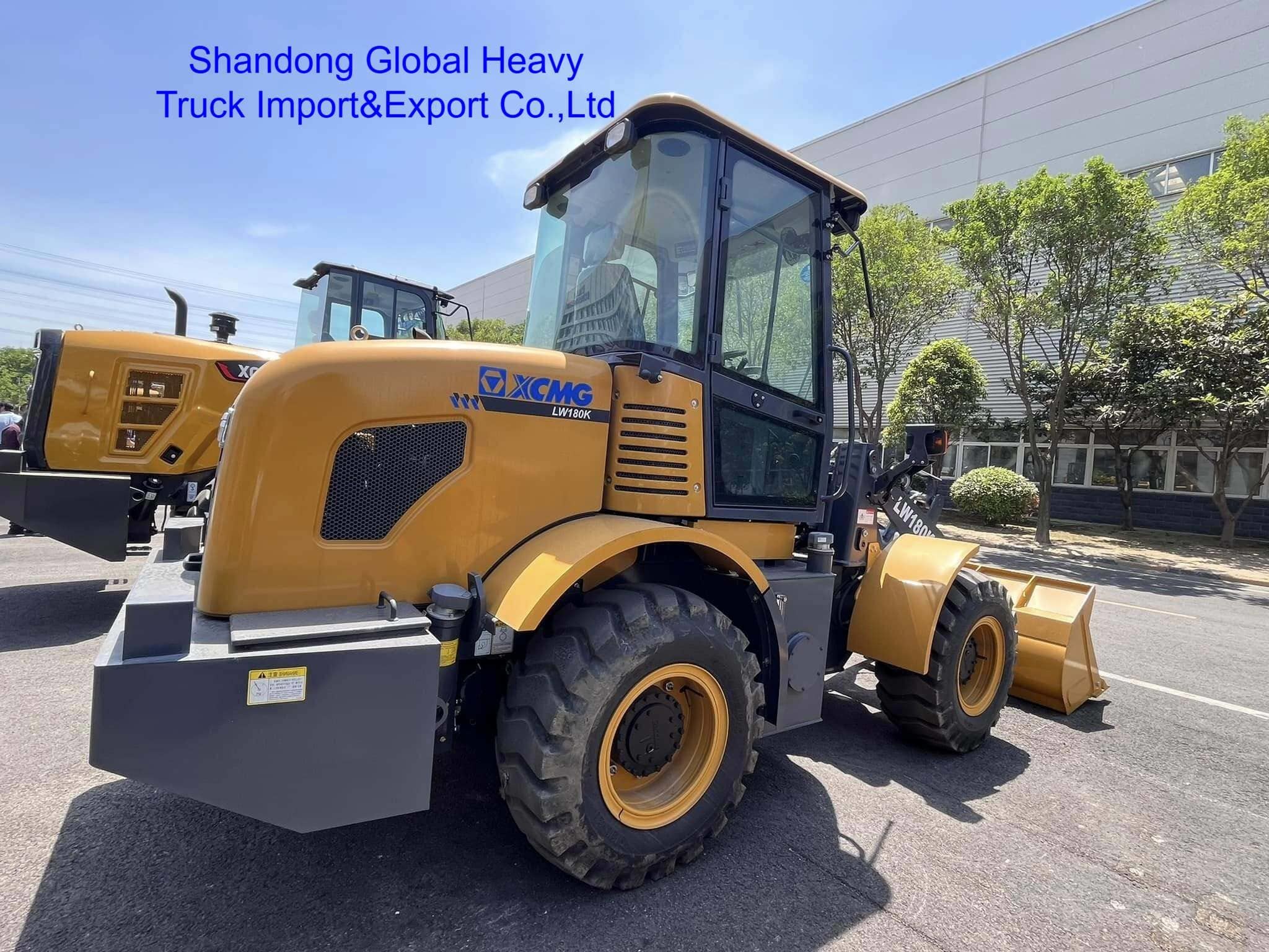 لوادر عجلات XCMG LW186K 1.8 طن للبناء والتعدين