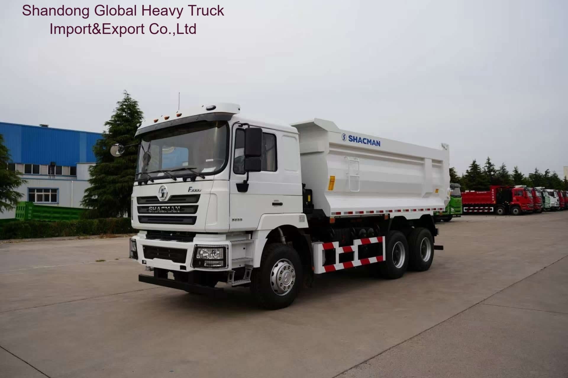 شاحنة قلاب شاكمان F3000 للخدمة الشاقة مع علبة تروس يدوية FAST ذات 12 سرعة ومحاور خلفية MAN 16T وخزان سبائك الألومنيوم سعة 400 لتر