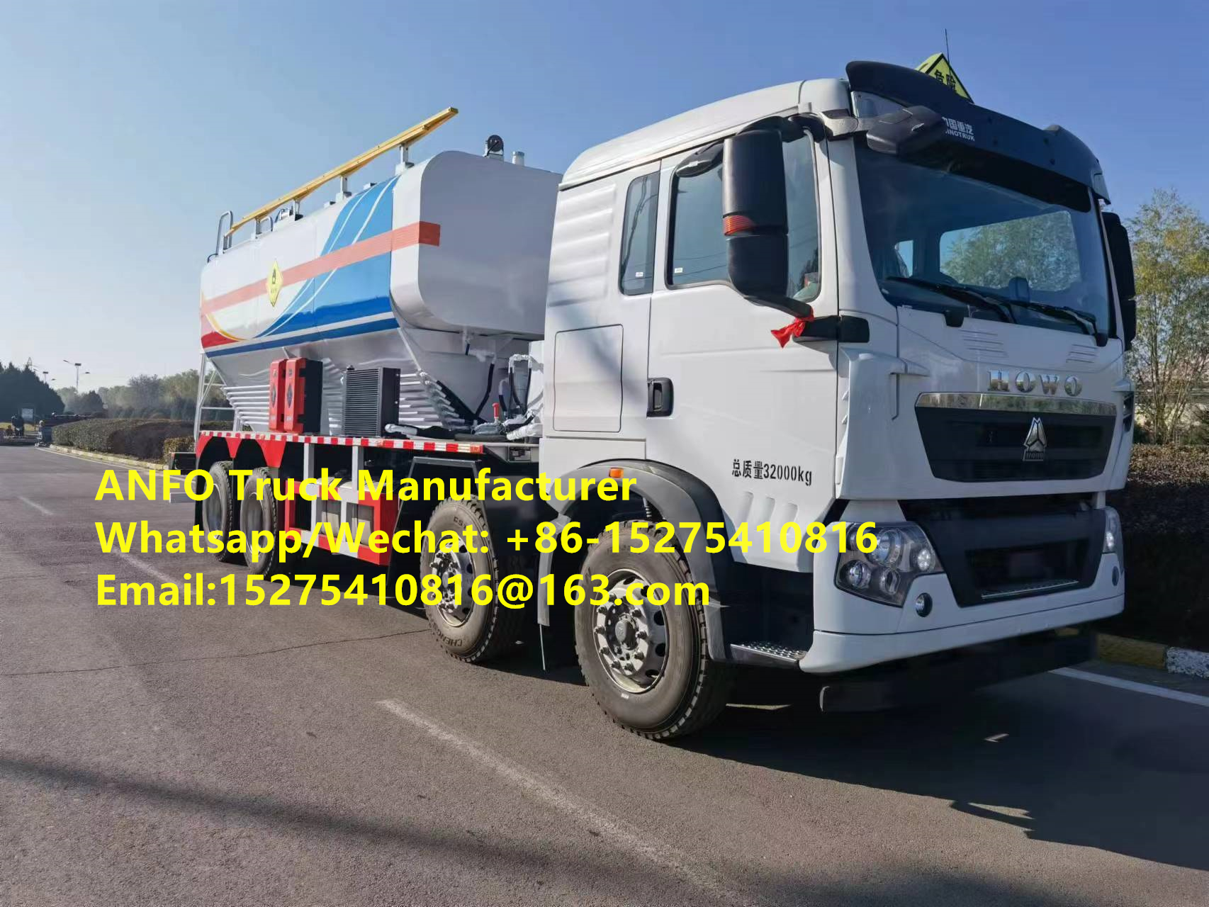 Cheaper price High quality Эрдэнэт Тавантолгой 15/20/25T газар дээр нь холих, цэнэглэх машин ANFO тэсрэх бодисын ачааны машин Эмульс Монголын нүүрсний төмрийн хүдрийн уурхайн тэсэлгээний үйлчилгээ MMU