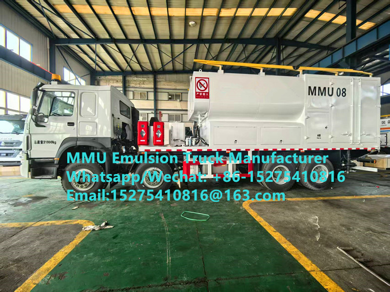 شاحنة خلط وشحن متفجرات ANFO و Emulsion عالية الجودة صُنعت في الصين، حمولة 15/20/25/30 طن، للعمل في المناجم في منغوليا والكونغو وجمهورية الكونغو الديمقراطية وبيرو وغانا وزيمبابوي، شاحنة MMU للتفجير في المناجم