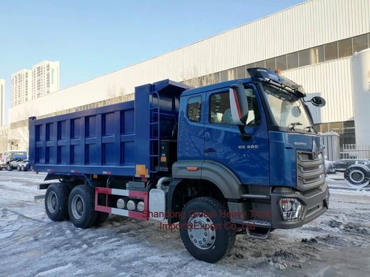 شاحنة قلاب منجمية مستعملة Sinotruk HOWO Nx Tx بعشر عجلات، 371 حصانًا، 6X4