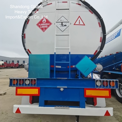 3 محور 45000L وقود الديزل وقود البنزين ناقلة نصف مقطورة مع مكابح ABS