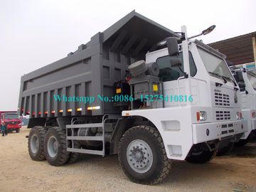 SINOTRUCK HOWO التعدين شاحنة قلابة 70tons 6 * 4 371HP قبالة شاحنة قلابة ZZ5707S3840AJ